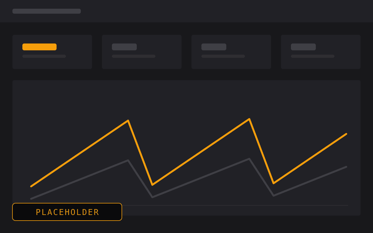 Placeholder: an analytics layout